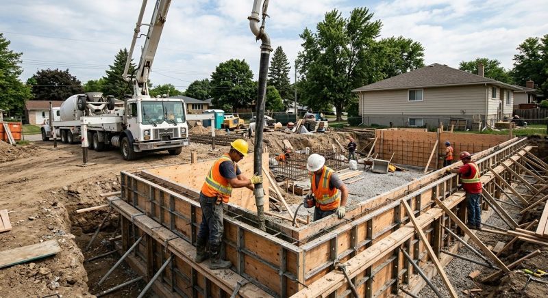 Foundation Wall Pouring in Broward County, FL
