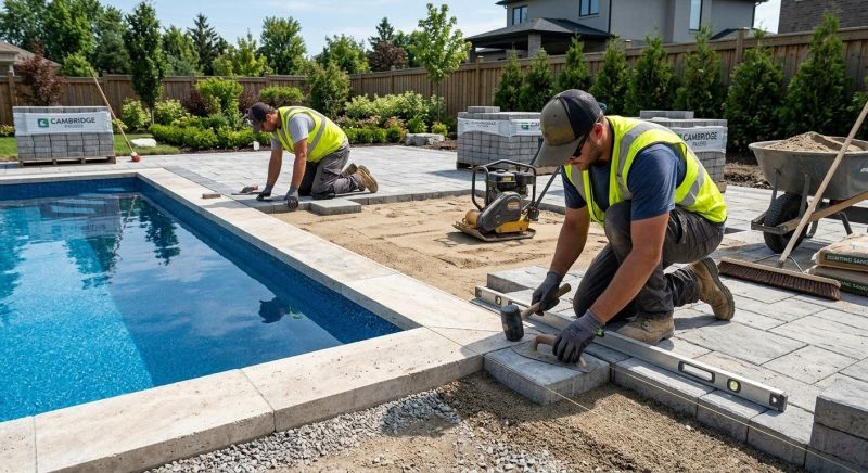 Our team working on Concrete Installation projects in Pompano Beach, FL