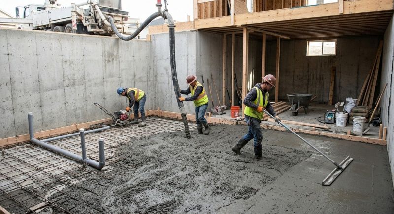 Basement Concrete Installation in Lake Worth, FL