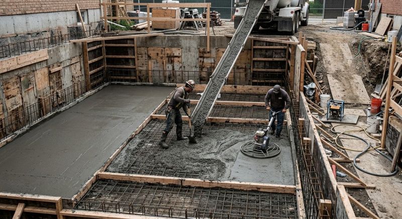 Basement Concrete Installation in North Miami Beach, FL