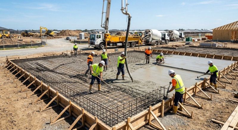 Foundation Slab Construction in Pompano Beach, FL