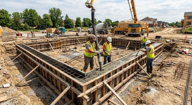 Foundation Wall Pouring in Broward County, FL