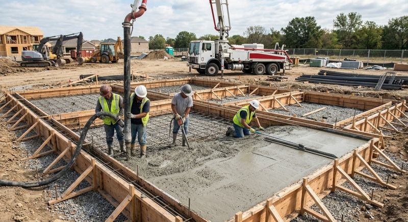 Foundation Wall Pouring in Delray Beach, FL